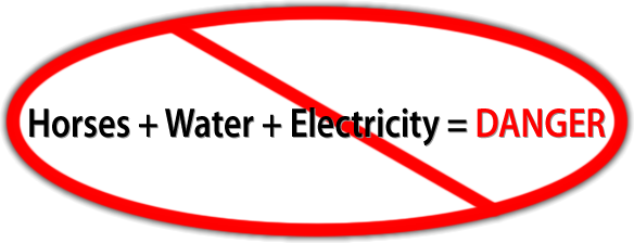 horse-water-electricity-danger-logo
