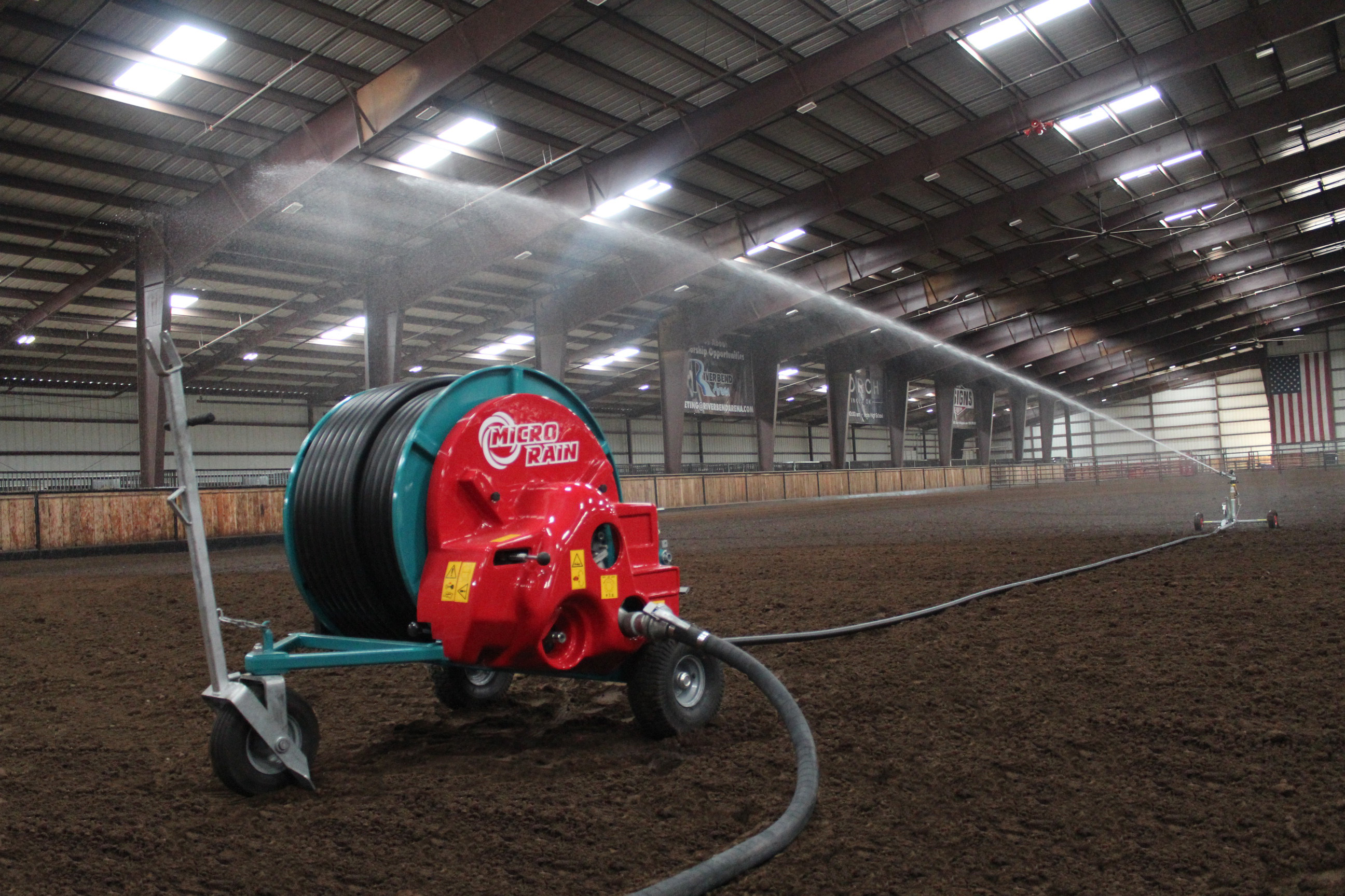 Keep the dust down with hi-tech arena watering solutions!