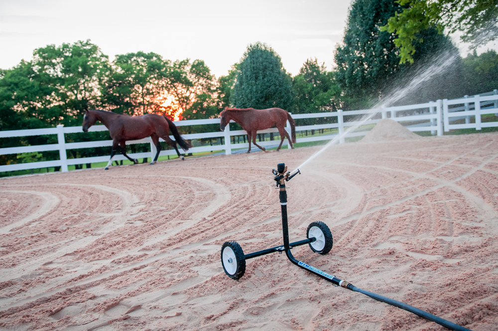 Let Big Sprinkler help you keep the dust down Horse Expo USA
